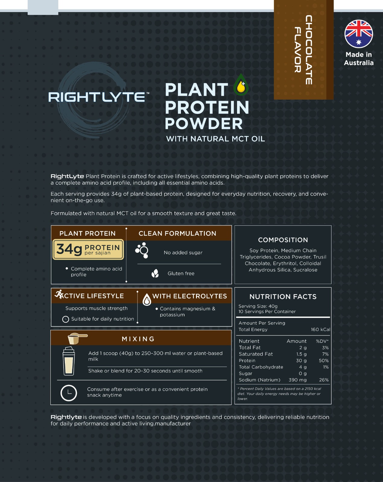 Rightlyte Plant Protein Chocolate