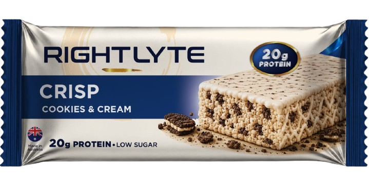 Rightlyte Crisp Bar Cookies & Cream